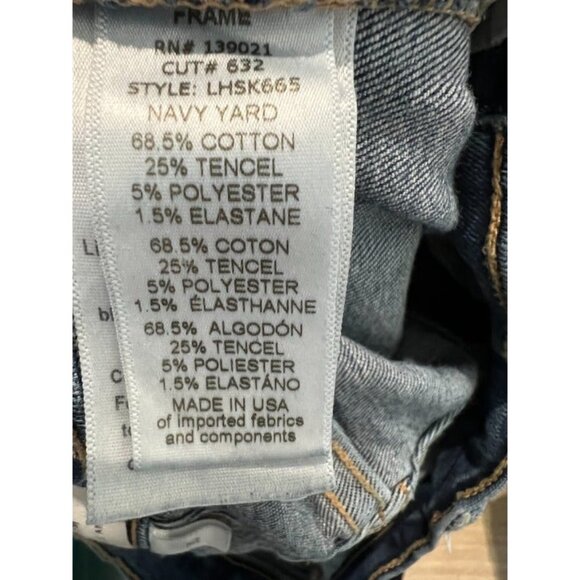 Frame  denim Le High‎ skinny jeans rips women  size 30 - Picture 6 of 7